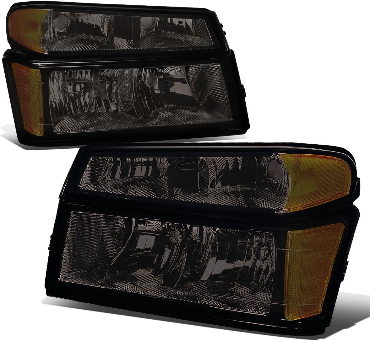 Black Housing Amber Corner Headlights with Signal Lights I82242