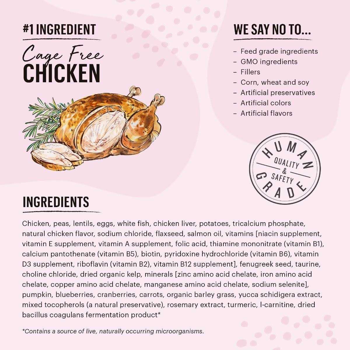 Grain-Free Chicken Fish Dry Cat Food K348