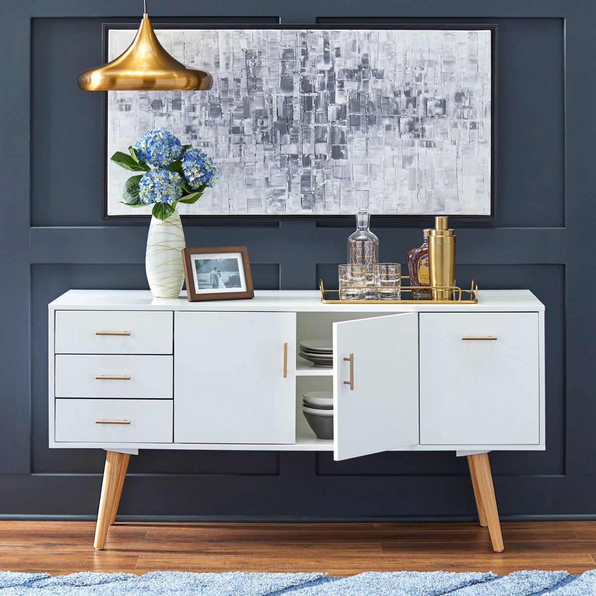 Walnut Mid-Century Buffet H922249