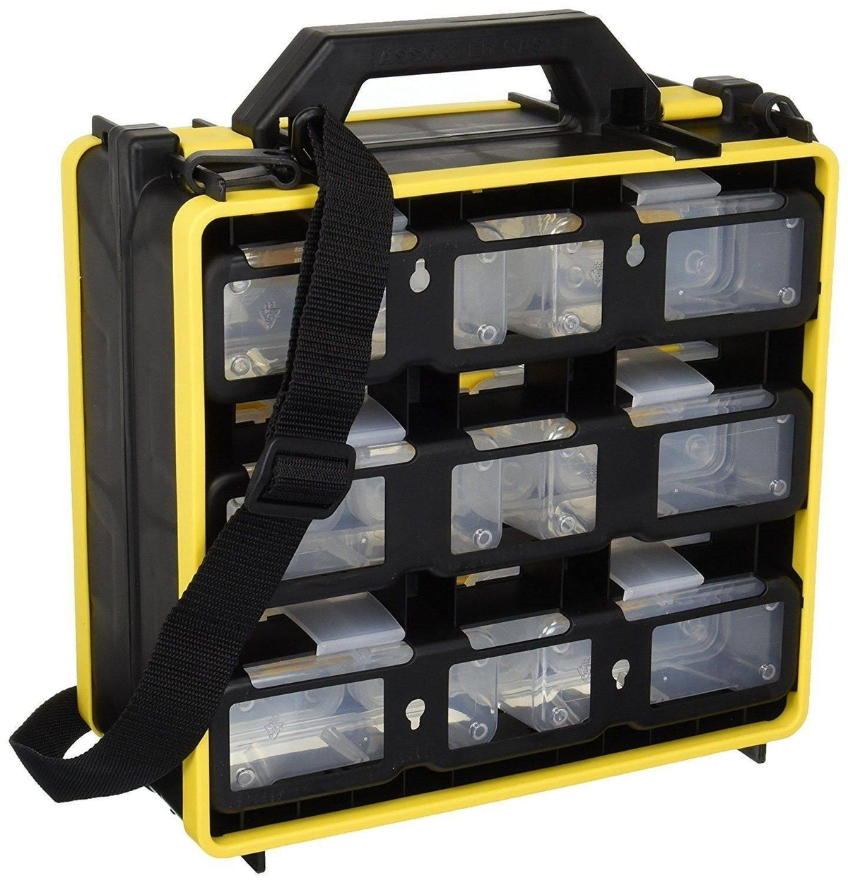 Mobile Hardware Case Tackle Box with Removable Compartment Q5231