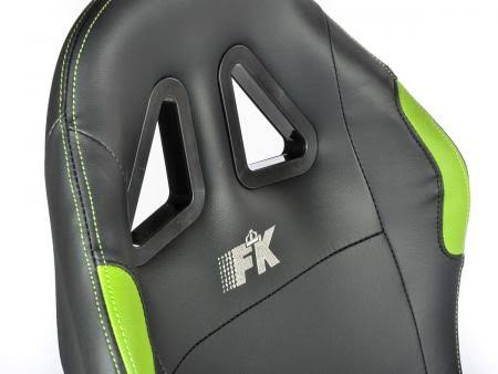 Black Green Racing Simulator Seat G610