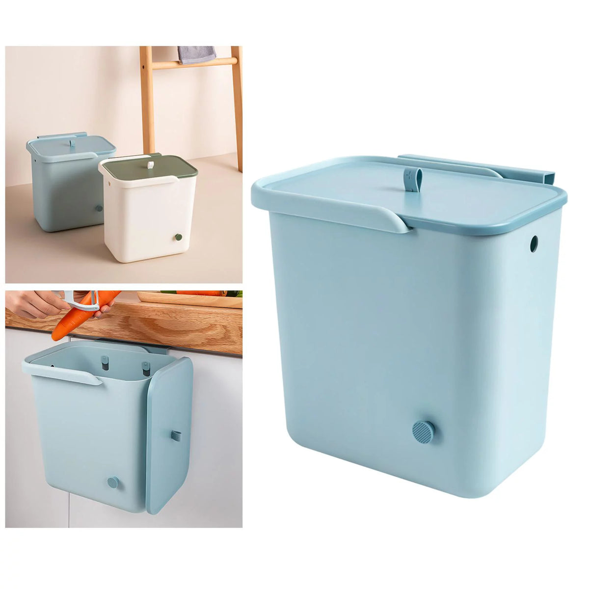 2.4 Gallon Hanging Trash Can O181