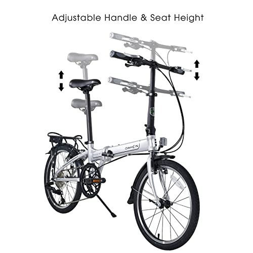 20" 8-Speed Folding Bike with Aluminum Frame V22173