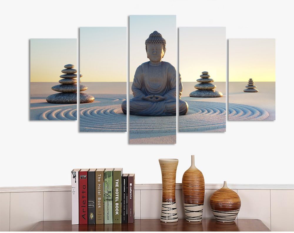 Buddha Canvas Wall Art Poster Giclee Prints Y721