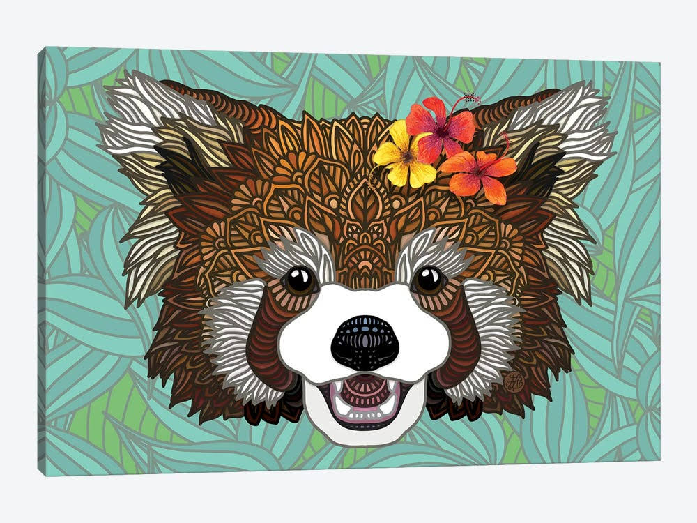 Canvas Wall Decor Prints - Tropical Red Panda F75484