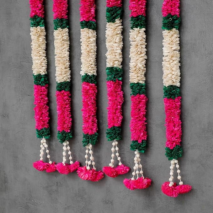 Pink Artificial Garland 3 Ft Pack of 2 V841