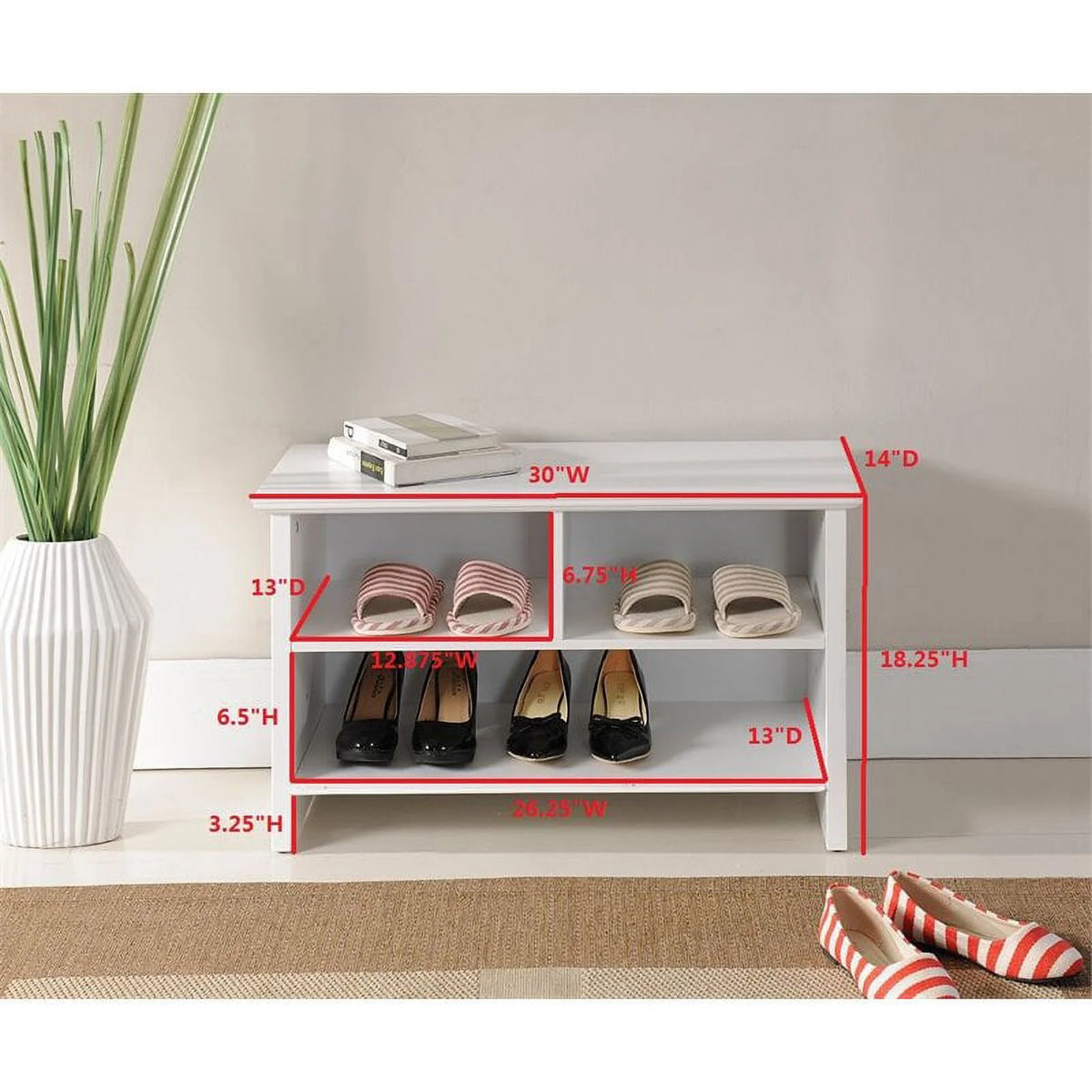 Entryway Storage Bench W349225