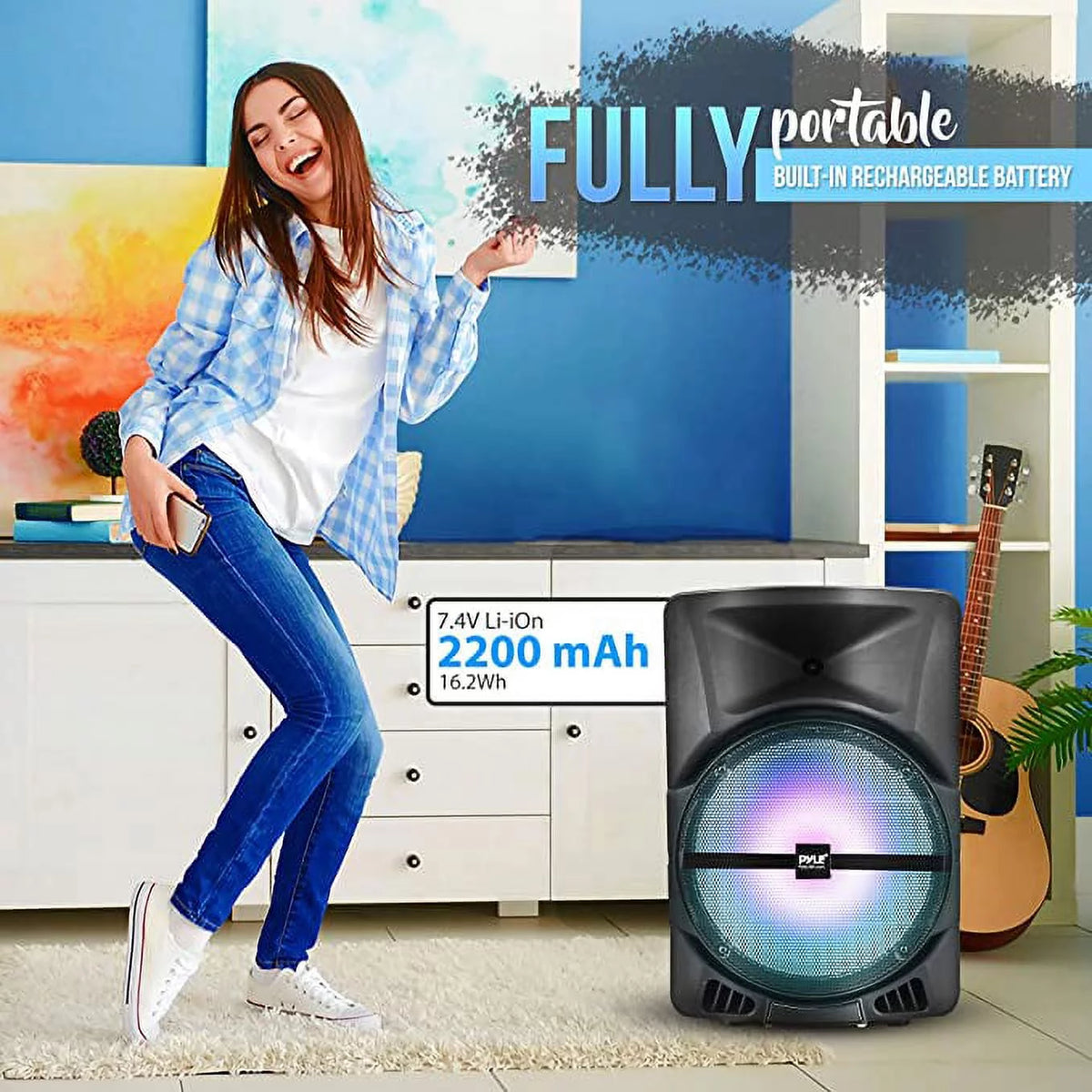 Wireless Portable PA Speaker System Q662
