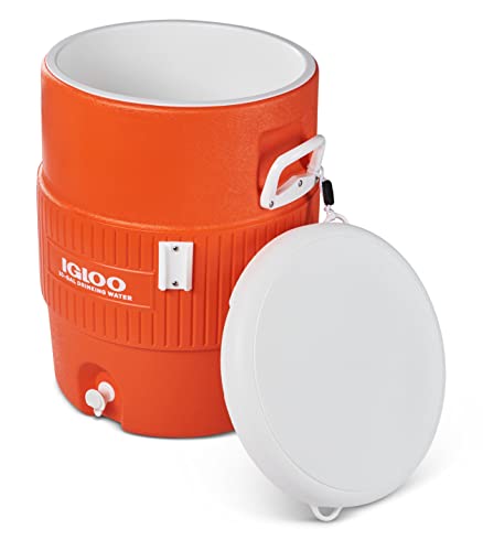 Portable Sports Cooler Water Beverage Dispenser with Flat Seat Lid Y8915