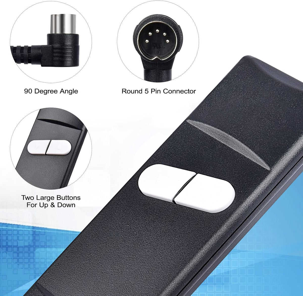 2 Button 5 Pin Hand Controller O188