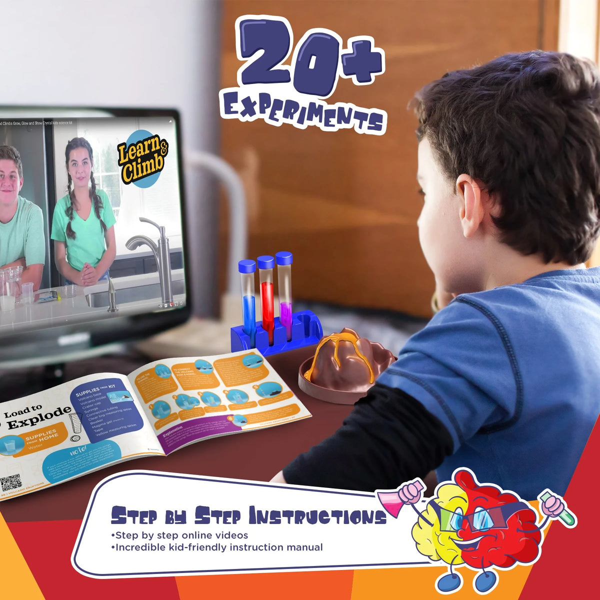 Science Kit for Kids, 21 Science Experiments E855