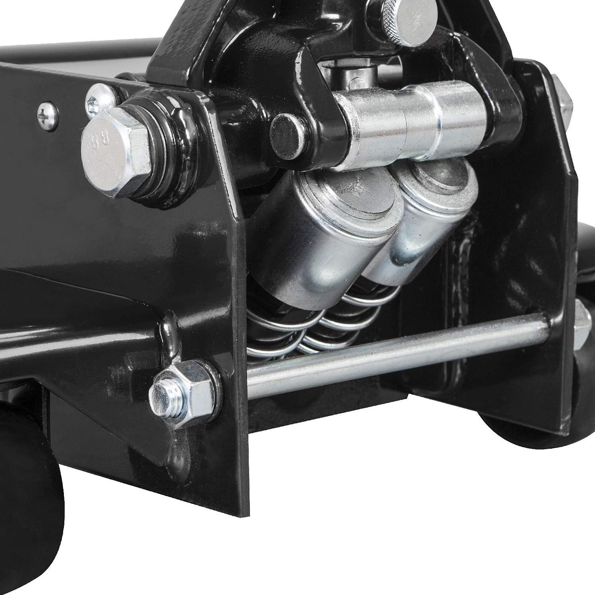 3 Ton Hydraulic Steel Floor Jack with Dual Piston Quick Lift Pump Y646