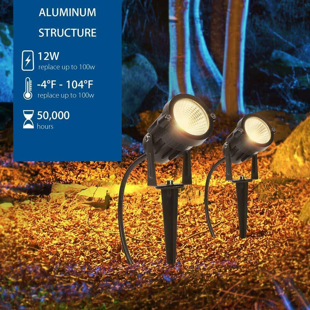 12W Low Voltage Waterproof LED Landscape Lights I9382