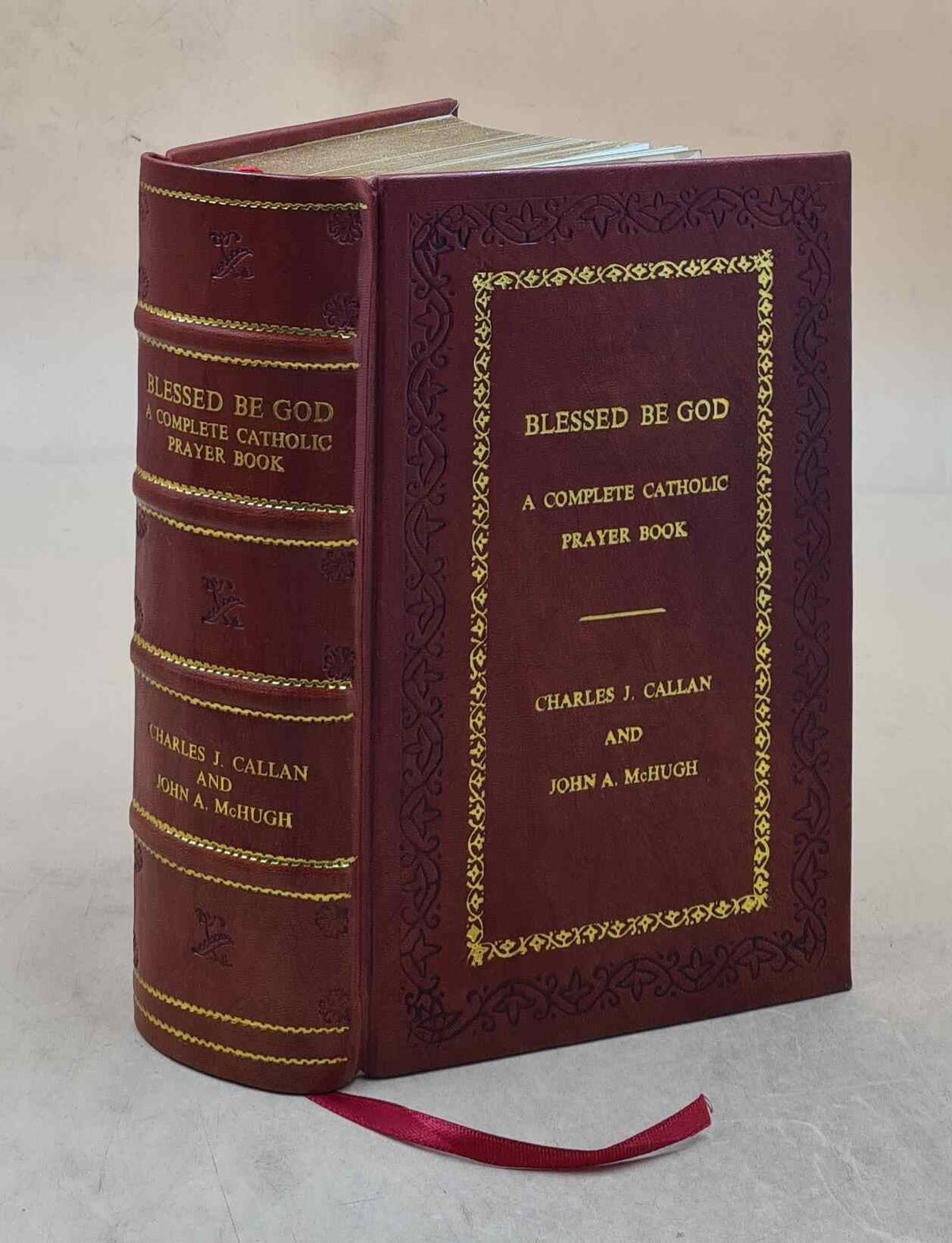 Premium Leather Bound Catholic Prayer Book S28419
