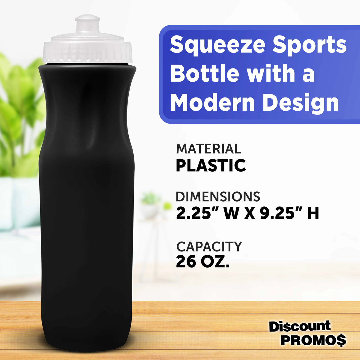 26 oz Plastic Water Bottles Set of 10 P330