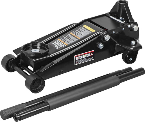 3 Ton Hydraulic Steel Floor Jack with Dual Piston Quick Lift Pump Y646