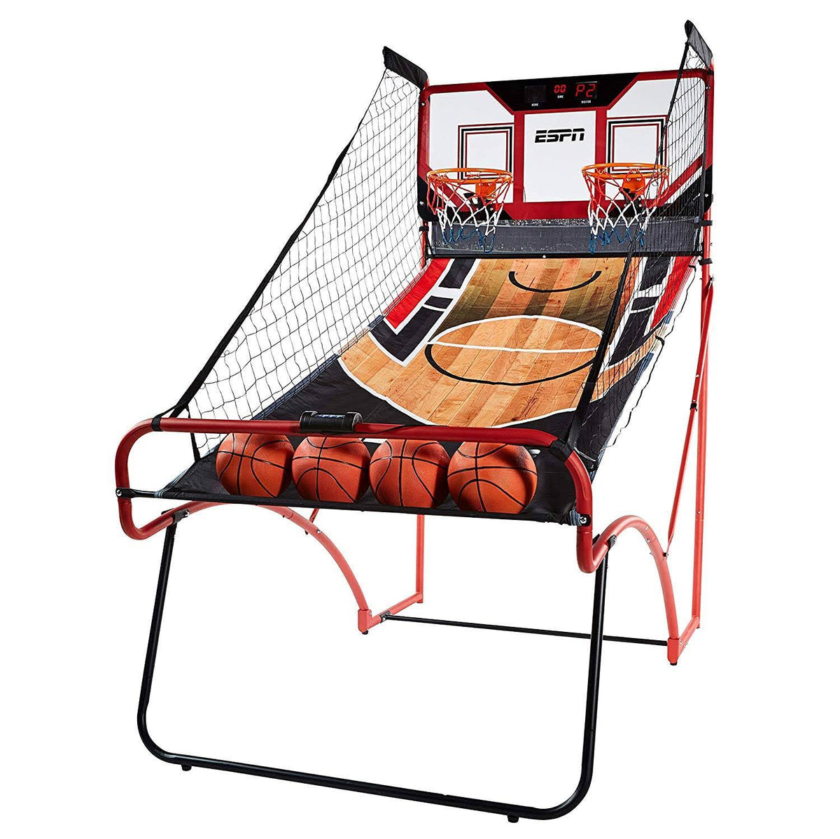 2 Player Basketball Game with Polycarbonate Backboard and LED Scoring V163