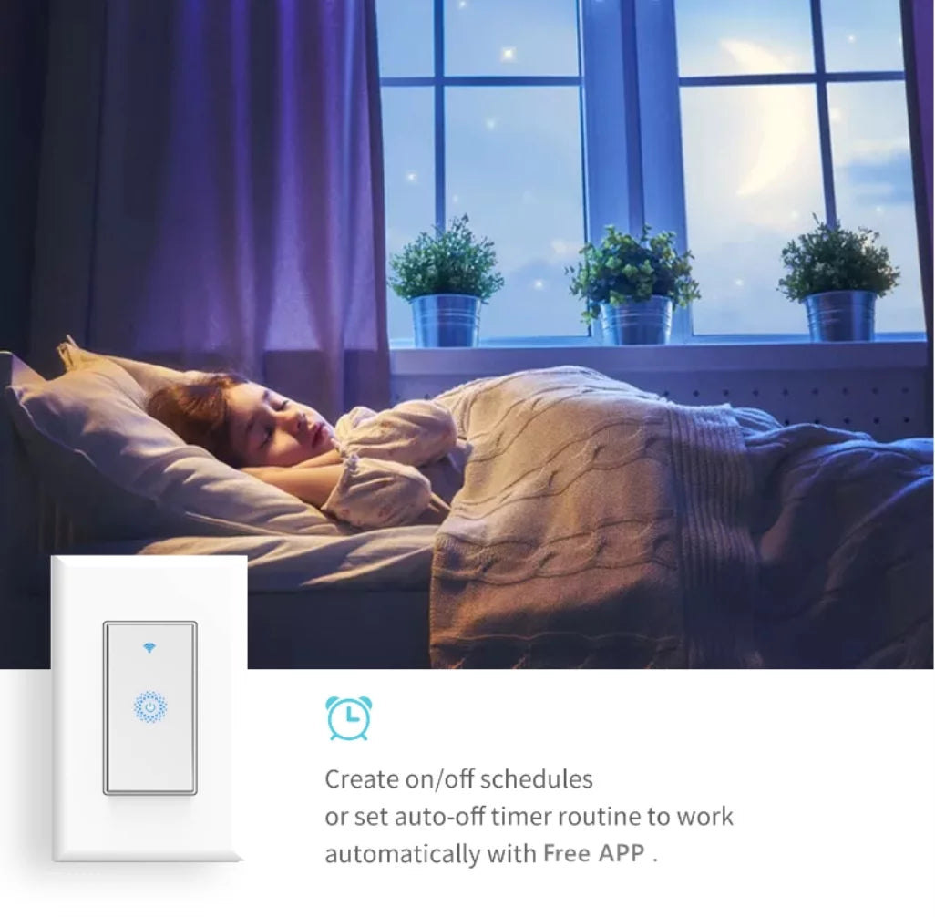 Wi-Fi Light Switch Single Pole A207695