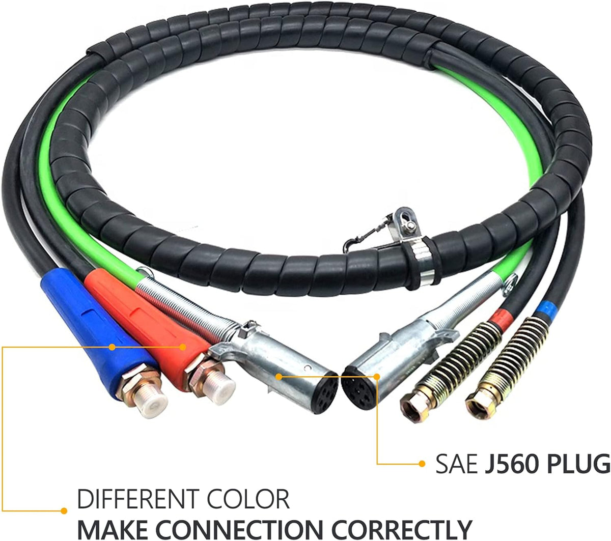 Green ABS Air Brake Lines 15 Ft U69012