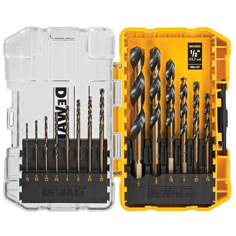 Black and Gold Drill Bit Set 14-Piece N1080