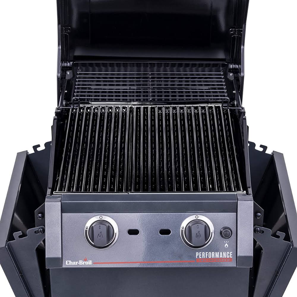 Metallic Gray 2-Burner Liquid Propane Gas Grill C89033