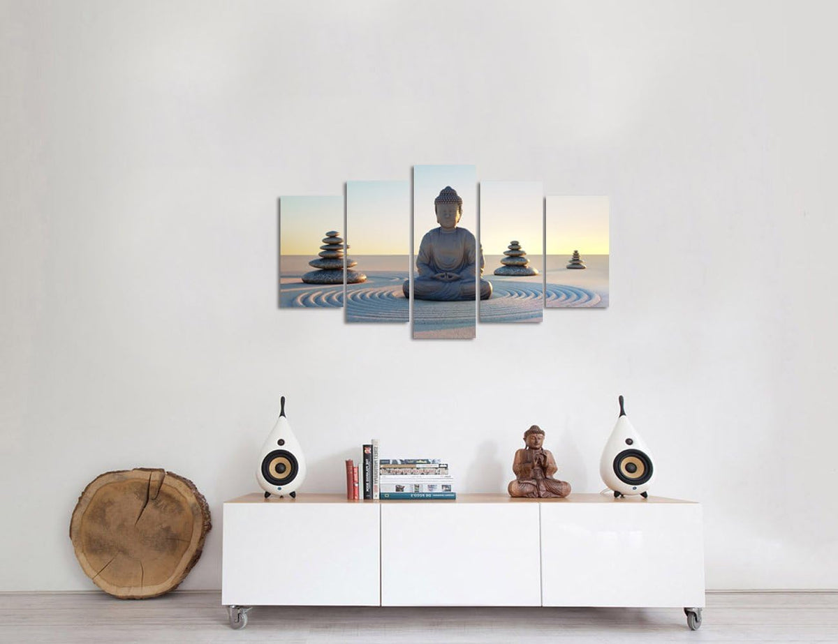 Buddha Canvas Wall Art Poster Giclee Prints Y721
