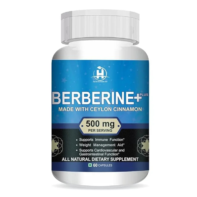 Berberine Extract 500mg 60 Veg Capsules I5117