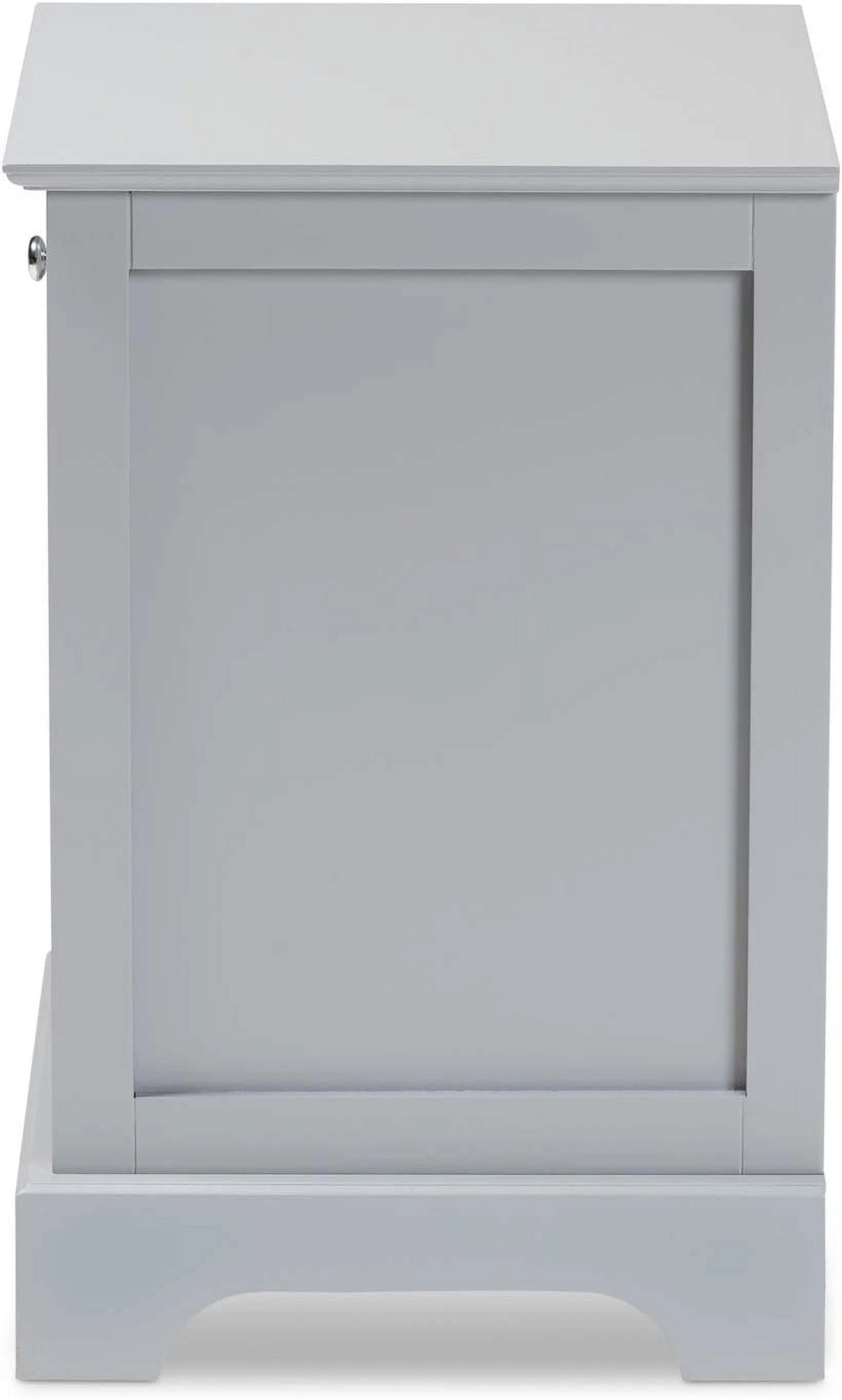 Light Grey 1-Drawer Wood End Table G76137