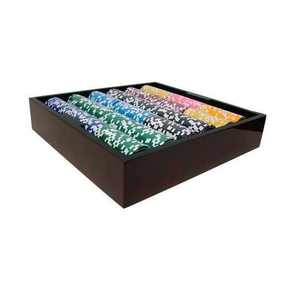 1,000ct. 14g Poker Chip Set in Aluminum Metal Carry Case Y32055