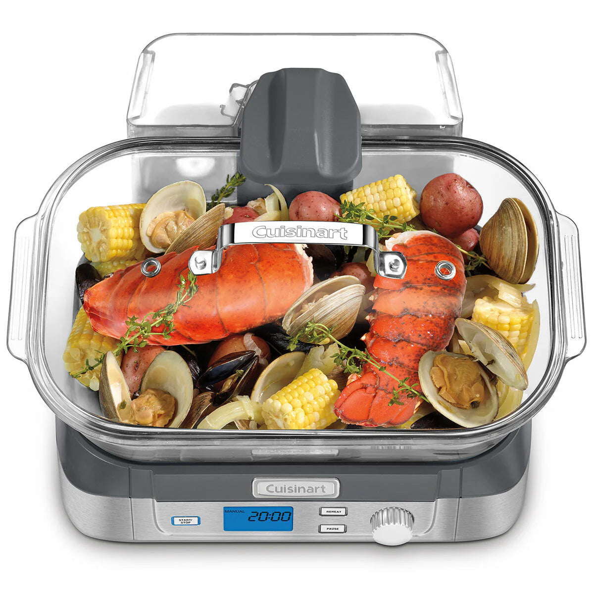 Glass Food Steamer X9658