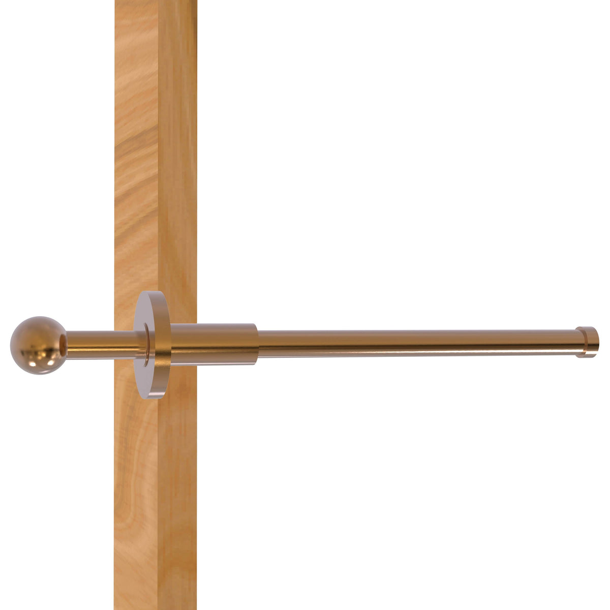 Brushed Bronze Retractable Pullout Garment Rod N613447
