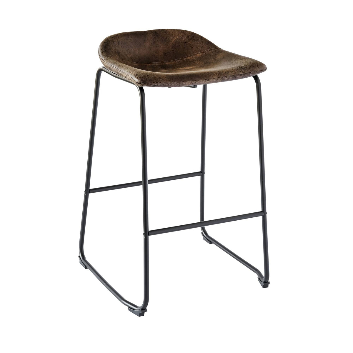 Brown Metal Bar Stool Set W79414
