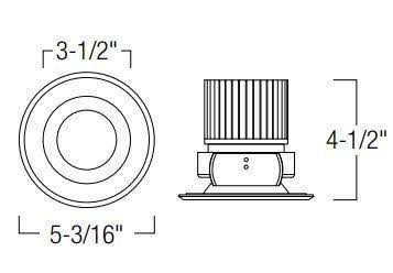 White LED Reflector Trim C953573