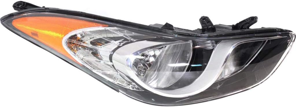 Passenger Side Headlight Assembly for Hyundai Elantra Sedan 2011 2012 2013 M92269