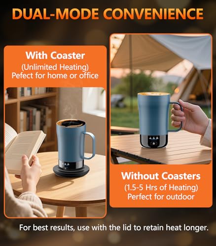 14oz Rechargeable Temperature Control Coffee Mug W212