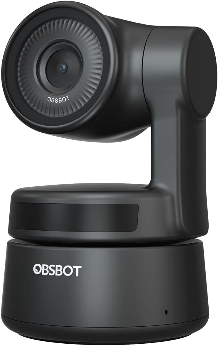 Full HD PTZ Webcam with Dual Microphones and USB Extension Cable Black W44435