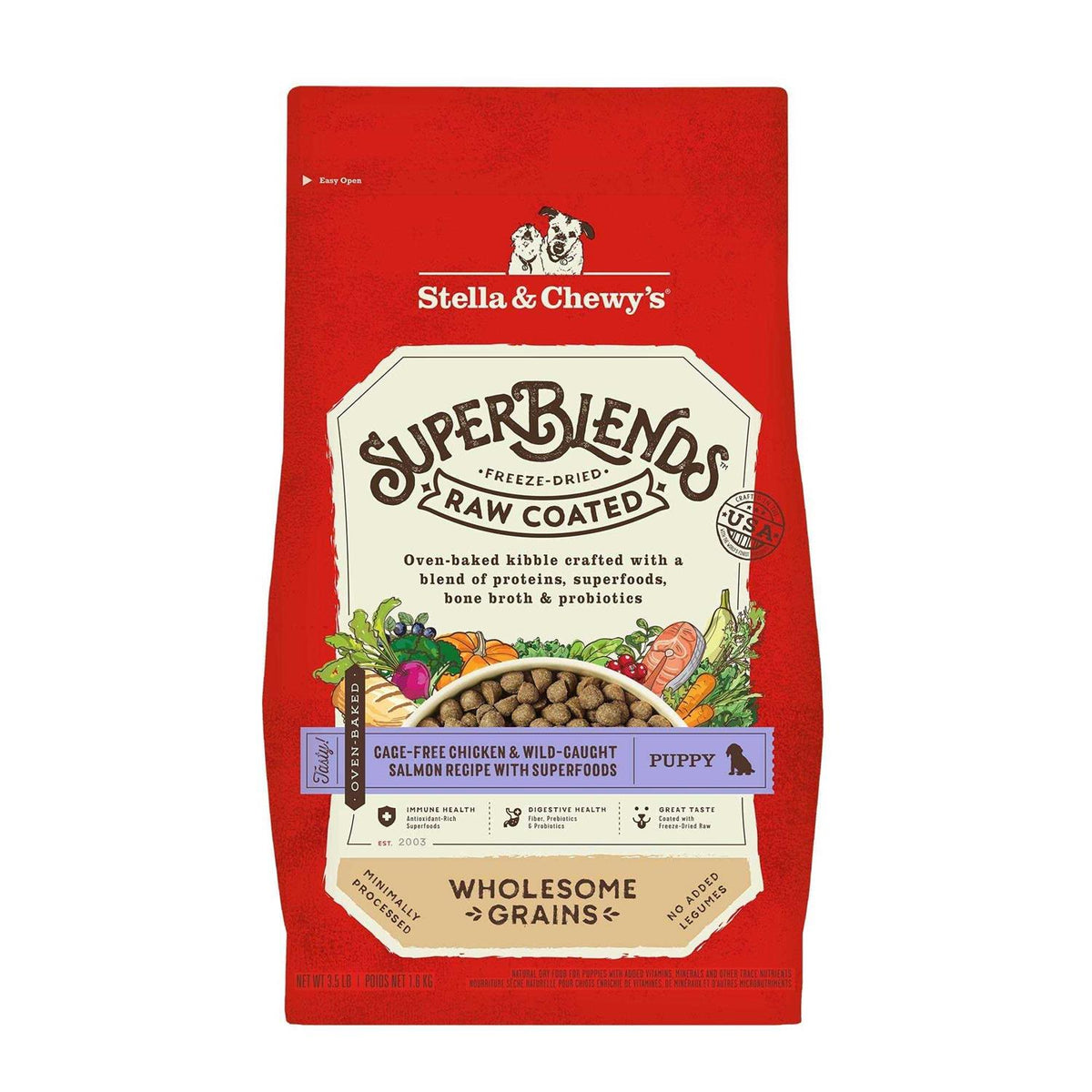Cage Free Chicken & Wild Caught Salmon Puppy Food F84072