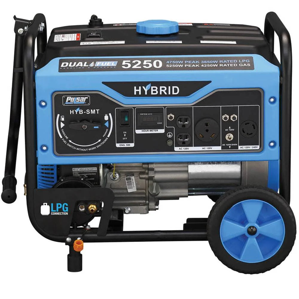 5250 Watt Portable Gasoline and Liquid Propane Generator Q260