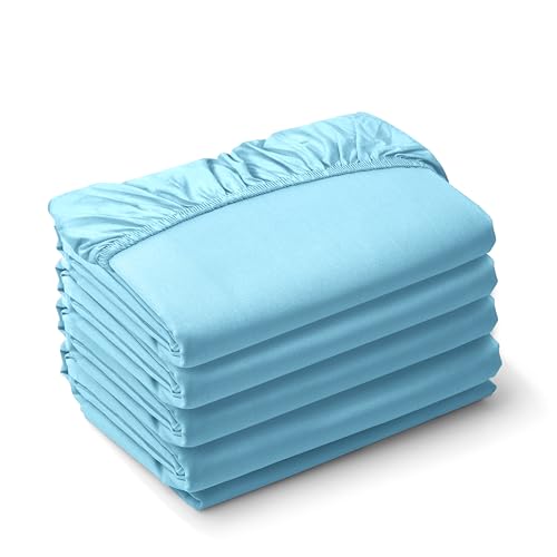 Super Soft 6-Pack Extra Deep Pocket Microfiber Fitted Sheet Twin XL Navy I639128