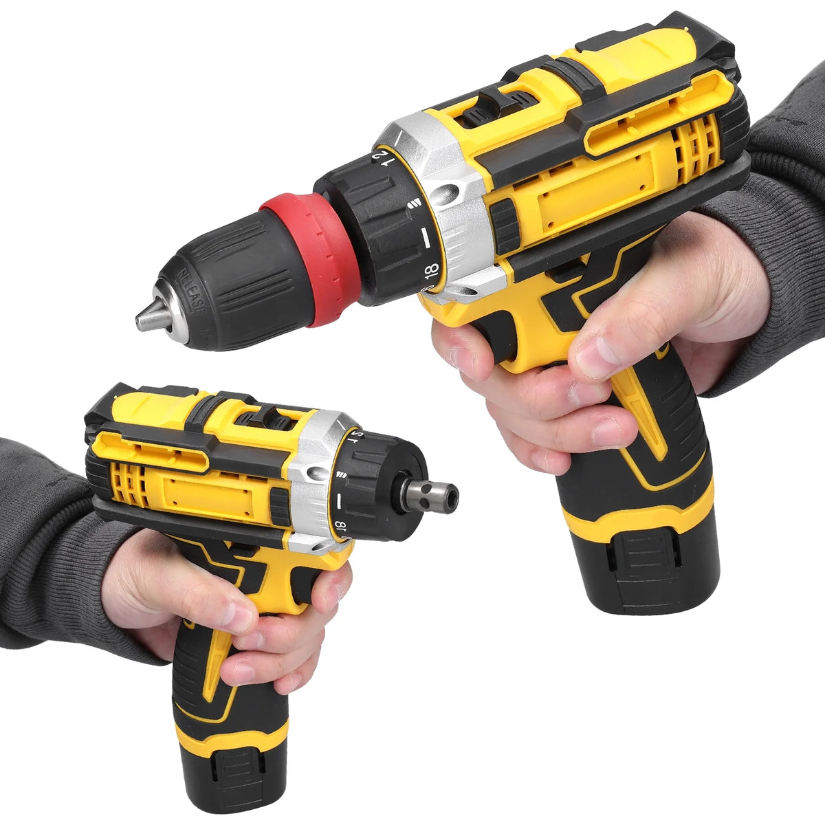Electric Screwdriver Drill 2in1 Brushed Motor Tool C929117