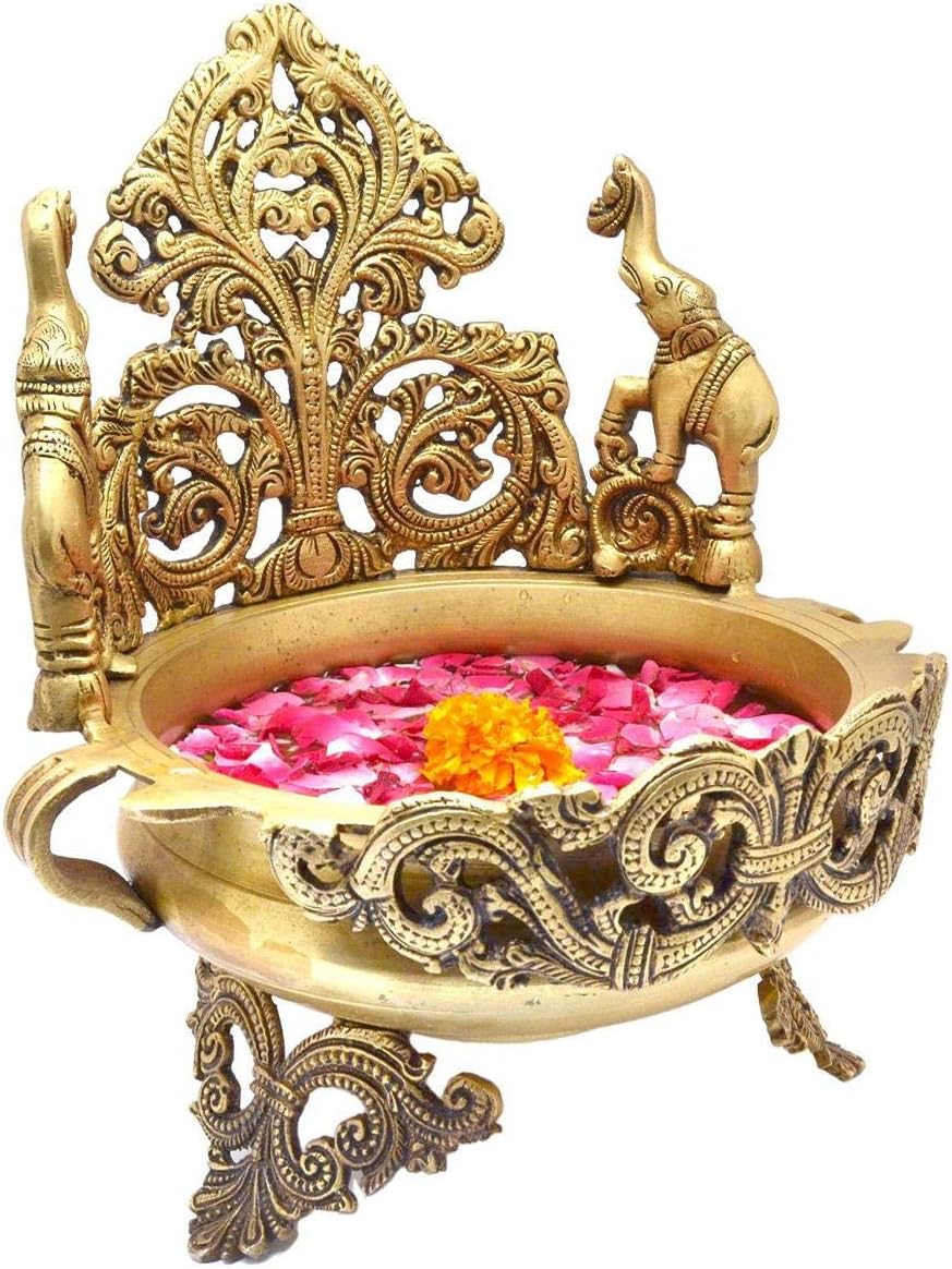 Brass Urli for Floral and Candle Decoration X969