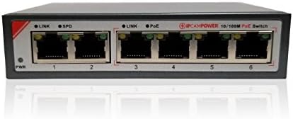8 Port POE Network Switch, 130 Watts Total Budget, Pack of 2 K2630