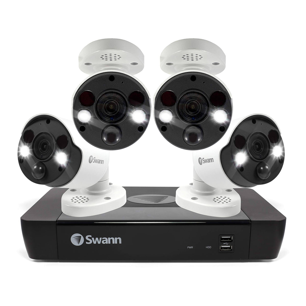 4 Camera 8-Channel 4K Ultra HD 2TB NVR Security System L52126