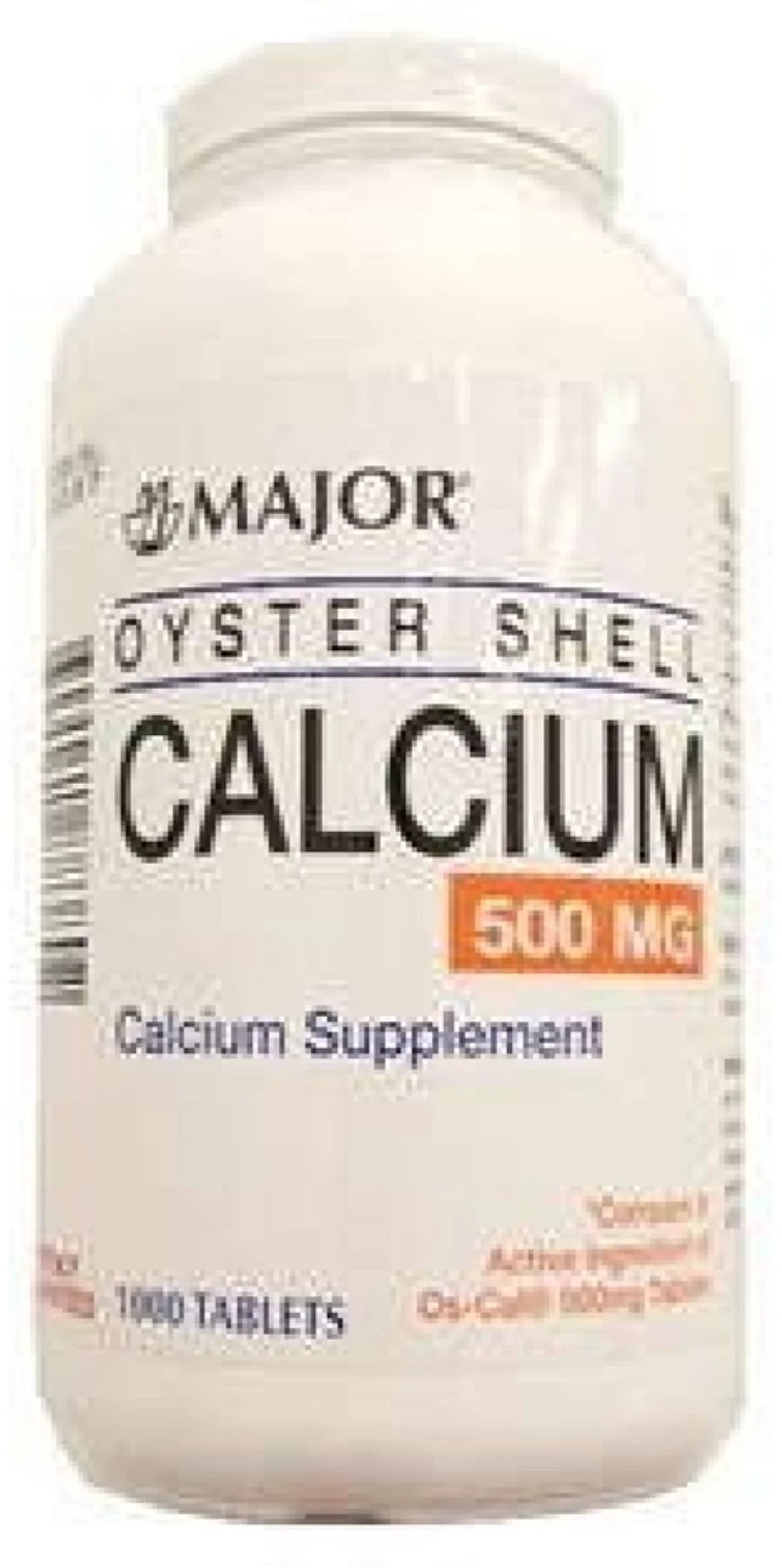 500 mg Calcium Tablets, 1000 Count S4058
