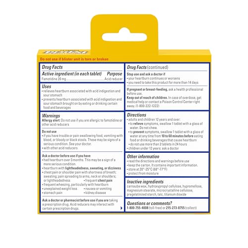 20 mg Famotidine 8 Ct W70350