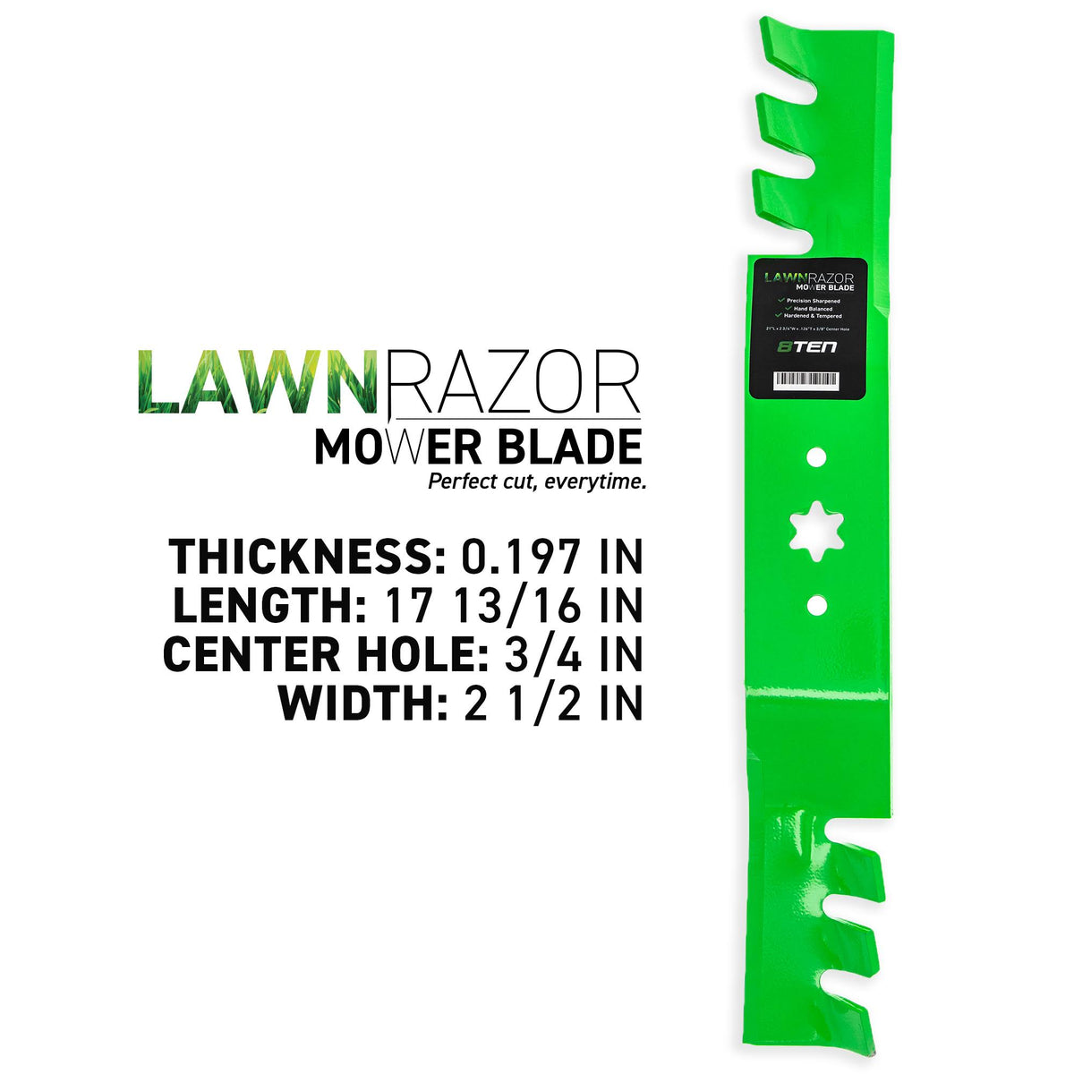 Toothed Mulching Blade 6 Pack B607