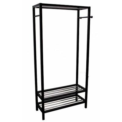 Black Wooden Garment Rack L315585