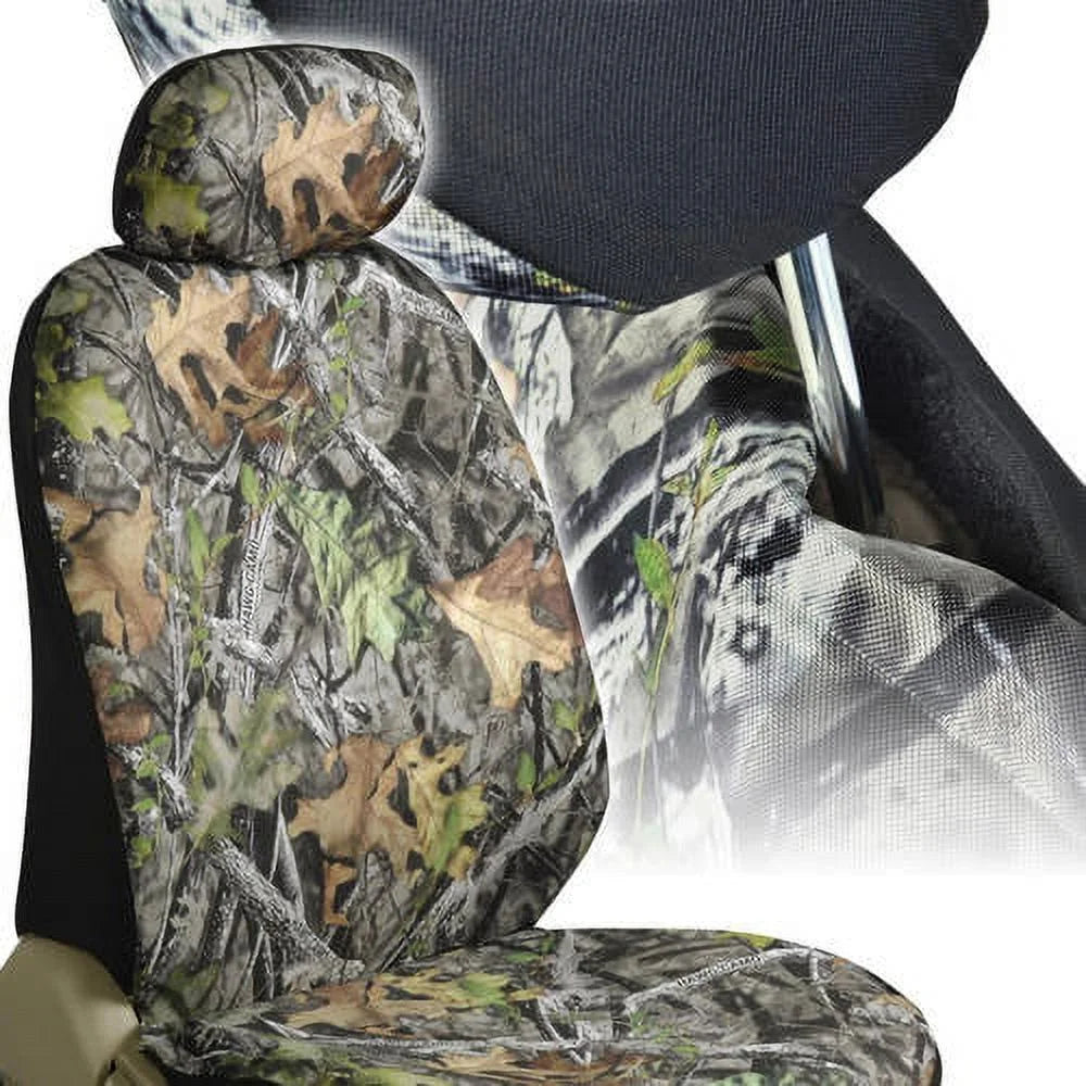 Camouflage Seat Covers and Floor Mats Heavy Duty Rubber Trimmable B22046