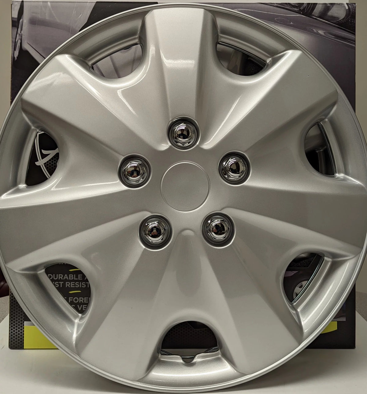 15-inch Silver ABS Plastic Wheel Cover Q67386