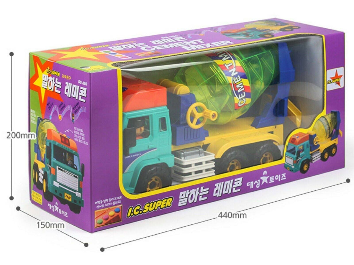 Concrete Cement Mixer Car Truck Vehicle Construction Toy L862240
